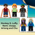 LEGO ONE PIECE Battle at Arlong Park Building Blocks - Pretend Play Building Toy for Boys & Girls, Ages 9+ - 5 Straw Hat Pirates Toy Figures & Playset for Anime Fans - Gift Idea for Birthdays - 75638