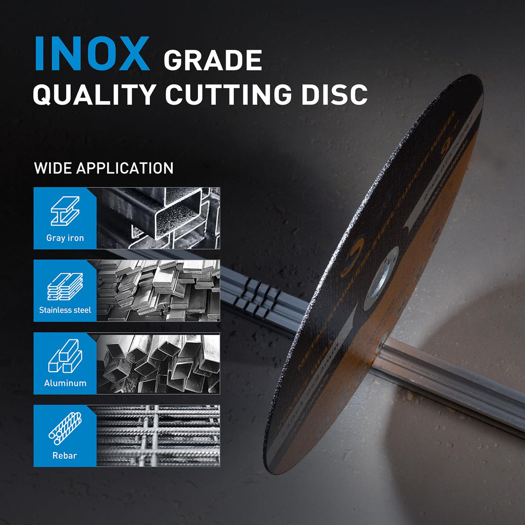 S SATC Die Grinder Cut Off Wheel 9 Inch 25PCS Cut Off Wheels Fit Angle Grinder Air Tool 9” x .075” x 7/8”