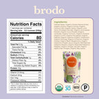 Brodo Broth Variety Pack | 1 Chicken, 1 Hearth, 1 Deeply Rooted, 1 Spicy Nonna, 1 Tom Yum, 1 Tuscan Sun Single Serving Pouches | Not Made From Concentrate, No Preservatives (6x 8.3 oz Pouches)