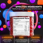 BIOTEQUELAB Height Growth Increase Gummies Vitamins, Grow Tall Supplement, Calcium, Magnesium, Zinc, Ashwagandha, Glucosamine Multivitamin for Teens, Kids, 120 Gummies