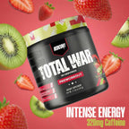 REDCON1 Total War Pre Workout Powder | Blue Lemonade | 320mg Caffeine + Citrulline Malate + Beta Alanine (30 Servings)