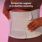 Frida Mom Belly Binder for Natural & C-Section Postpartum Recovery, 9" High