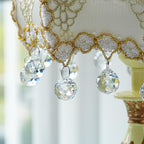 48pcs Clear Crystal Ball Prism 20mm Chandeliers Prism Sun Catcher Hanging