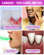 CAREDO Gum Toothpaste for Periodontitis, Gum Repair for Receding Gums, Gum Disease & Gingivitis Treatment, Periodontal Disease Treatment for Gum Health, Gum Disease Repair Bad Breath Toothpaste 3.52OZ