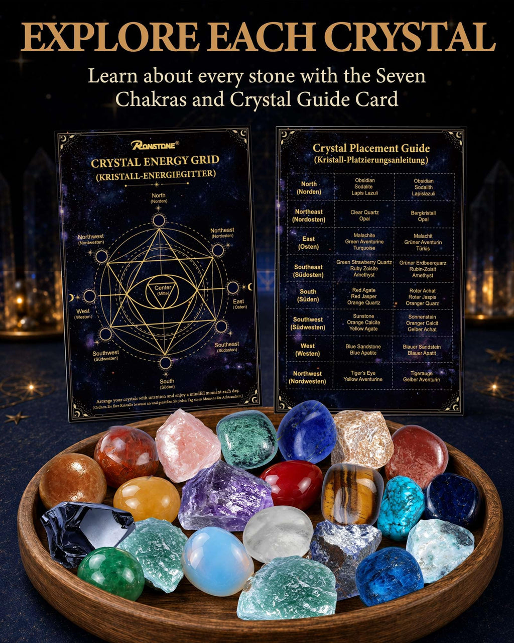 Crystal Advent Calendar 2026 for Women, 24-Day Christmas Countdown Calendar