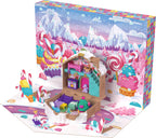 Polly Pocket Doll Advent Calendar, DIY Gingerbread House Playset with 24+ Surprises, Dollhouse Furniture, and Holiday Accessories
