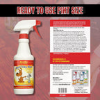 Mister Max Anti Icky Poo Spray - Enzyme Cleaner & Urine Odor Remover for Pets, Animal Urine Enzyme Cleaner & Tough Odor Remover - 1 Pint (16 oz)