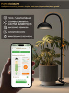 GLOWRIUM Smart Grow Light for Indoor Plants, Full Spectrum Plant Grow Light
