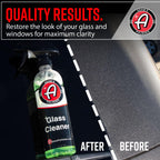 Adam's Polishes Glass Cleaner (Gallon) - Car Window Cleaner | Car Wash All-Natural Streak Free Formula For Car Cleaning | Safe On Tinted & Non-Tinted Glass | Won’t Strip Car Wax or Paint Protection