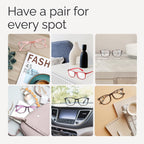 CCVOO Reading Glasses for Women/Men, Eyeglasses, Blue Light Readers for Women/Men, Computer Eye Glasses, Cheaters