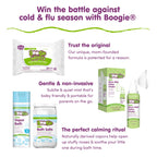 Saline Nose Wipes by Boogie, for Baby & Kids, Face, Hand & Body, FSA/HSA Eligible, Made with Vitamin E, Aloe, and Natural Saline, Lavender Scent, 30 Count (Pack of 3)