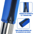 KETNET Pool Handrail Covers with Zippers for Inground Swimming Pools Hand Rail Cover, 4-10 ft Non Slip Cool Touch Heat Resistant, Blue, Anti-Slip Swim Pool Railing Ladder Handle Grip 6 Feet 1 Pack
