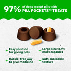 Greenies Pill Pockets Large Size Dog Treats, Hickory Smoke, 15.8 oz