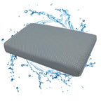 Shower Seat Cushion, Shower Chair Cushion for Transfer Benches in Bathtub, Cushion for Sauna, 3D Mesh Pad with Hook, Slip-Resistant, Design for Elderly, Senior, Handicap Disabled