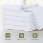 Utopia Kitchen White Flour Sack Towels [12 Pack - 28 x 28 Inch] 100% Cotton