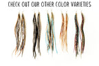 Feather Headz Bohemian handmade Natural long lightweight feather dangle earrings for women