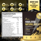 Formula with Pure Himalayan Shilajit, Ashwagandha, and 75% Fulvic Acid | Sugar-Free Vegan, 85+ Trace Minerals