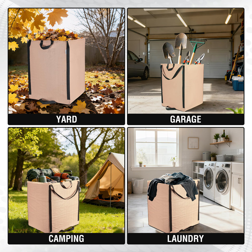 WORKPRO Reusable Self-Standing Yard Waste Bags 72-Gallon 3 Pack