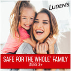 Luden's Sore Throat Relief Lozenges for Minor Everyday Irritation & Dry Mouth, Wild Cherry Flavored Drops, 90 Count, Pack of 2