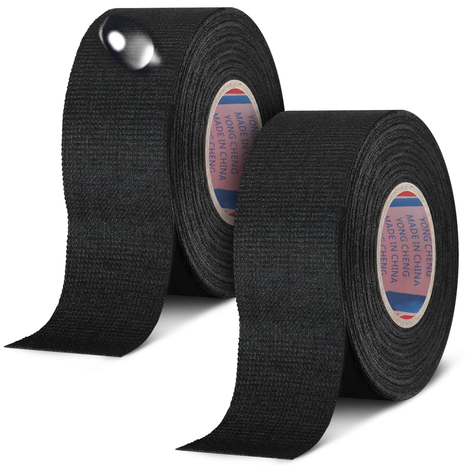 Outus Cloth Electrical Wiring Harness Tape, 2 Roll, 1-1/4 Inch X 49.2 ft