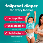Pampers Diapers - Cruisers 360 - Size 7, 88 Count, up to 100% Leakproof Pull-On Diaper for Active Babies