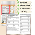 Better Blends Collagen Peptides and Oat Protein Powder- Low FODMAP Certified, Diary-Free, Soy-Free, 100% Gut-Friendly and Non-Bloating, Vanilla, 20 Servings