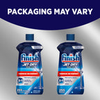 Finish Jet-Dry Dishwasher Rinse Aid, Compatible with Dishwasher Detergent, Prevents Spots & Residues, Dries, Shine & Protects, 23 oz, 225 Washes. (Pack of 3)