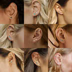 YADOCA 21 Pairs Hypoallergenic Surgical Steel Stud Earrings for Women Men