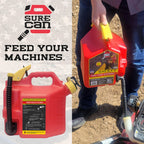 Surecan 2 Gallon Type-II Safety Container - (Red)