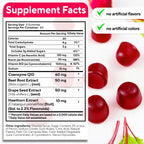 VitaUp Beet Root Gummies – Beetroot Gummies with CoQ10, Grape Seed, Vitamin C, B12 & B3 – Nitric Oxide Gummies for Circulation Support – Beet Supplement for Energy & Immune Support – 120 Beets Chews