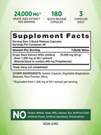 Nature's Truth Grape Seed Extract | 180 Capsules | Standardized Supplement | Non-GMO & Gluten Free Formula