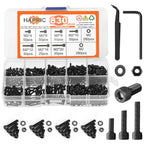 Hapric 830Pcs M2 Screws Assortment Kit, M2x 4-20MM Bolts Kits