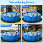 350 G/M² Pool Liner Pad 24 FT Round Above Ground,Pool Padding Under Pool|Prevent Puncture|Thick Geotextile Material|Extend Life of Liner|Double Density Puncture Resistant,Outdoor Pool Bottom Pads