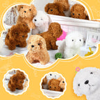 Sosation 20 Pcs Mini Dog Stuffed Animals Bulk, Adopt a Puppy Favors