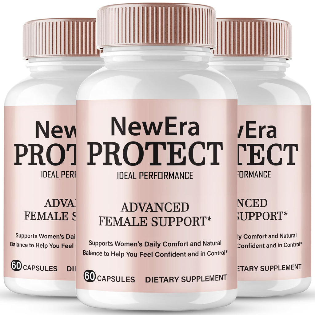 New Era Protect Capsules Bladder for Women, New Era Protect Supplement Pills Advanced Formula Women's Balance Support, Overall Health & Wellness - Maximum Strength Vitamins for Women Reviews (3 Pack)