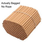 URATOT 200 Pieces Mason Bee Tubes, 6 Inches, Brown Kraft Paper, Bee Houses, Refill Tubes