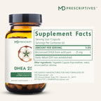 MD Prescriptives DHEA 25mg Dietary Supplement - Micronized from Natural Wild Yam - Supports Bone Health & Hormone Balance* - Suitable for Vegetarians - Just One Capsule Daily - 60 Capsules