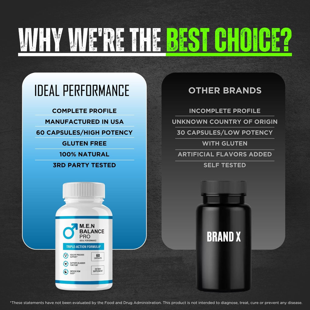 IDEAL PERFORMANCE M.E.N Balance Pro Capsules, Men Balance Pro Reviews (5 Pack)