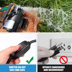 Water Transfer Pump, 115V 1/10HP Electric Utility Pump with On/Off Switch 2 * 6 ft Water Hoses Kit for Removing Water from Garden Pools Aquariums Hot Tub Draining 1/8’’ Low Suction for Rain Barrel