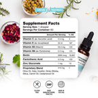 Ultra6 Nutrition Liquid Biotin with Hair Vitamins - Vitamin C, E, B6 & Organic Coconut Oil - Liquid Biotin for Hair, Skin, Nails and Immunity Support