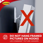 Command Spring Clips, Plastic, Quartz, (17089Q-8ES), Great for Dorm Décor, 8
