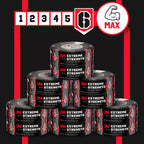3M Extreme Strength Duct Tape 2830, 1.88 in x 30 yd, Double-Thick Adhesive, Heavy-Duty Waterproof Black Tape, Indoor/Outdoor Use, 12 Rolls