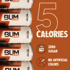 BUM Sugar Free Energy Drink, Nootropics, Root Beer 12 Pack, 12 Fl Oz