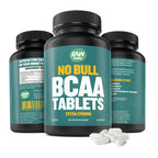 BCAA Tablets 1000 mg - Branched Chain Amino Acids Supplement for Muscle Recovery & Energy - Pre or Post Workout BCAAs for Men & Women - 120 Pills - Natural, Pure, GMO Free