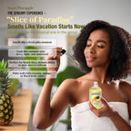 Soothing House Sweet Pineapple Body Oil - Moisturizing Body Oil for Soft, Glowing Skin with Almond & Jojoba Oil (4 fl oz)
