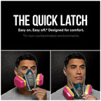 3M™ Multi-Purpose Quick Latch Reusable Respirator 65023QLH1-DC, OV/AG/P100, Mdm, 1-Fcpc, 1-pr of 60923 Crtrdg/Fltrs