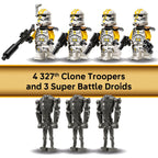 LEGO Star Wars 327th Star Corps Clone Troopers Battle Pack Building Toy - Pretend Play Set for Boys & Girls, Ages 7+ - Collectible Model Kit & Kids Room Decor - Gift Idea for Birthdays - 75431