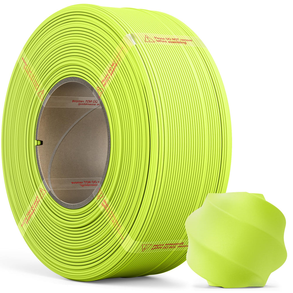 MarsWork Matte PLA Refill Filament 1kg (2.2lbs) for Reusable Spools, 1.75mm Spool-Less 3D Printing Filament, Compatible with Bambu Lab 3D Printers – Plum