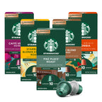 Starbucks by Nespresso Original, Variety Pack Coffee, 50-count