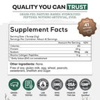 Wild Foods Collagen Peptides Powder – 16 oz Grass-Fed Hydrolyzed for Skin, Hair, Nails Support – Unflavored & Easy to Mix – Non-GMO, Made in USA Collagen Powder for Women and Men